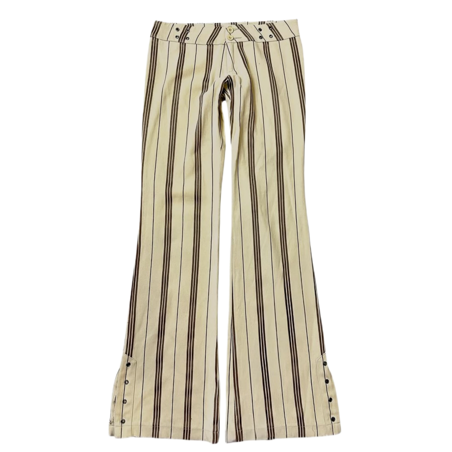 Low waist striped pants