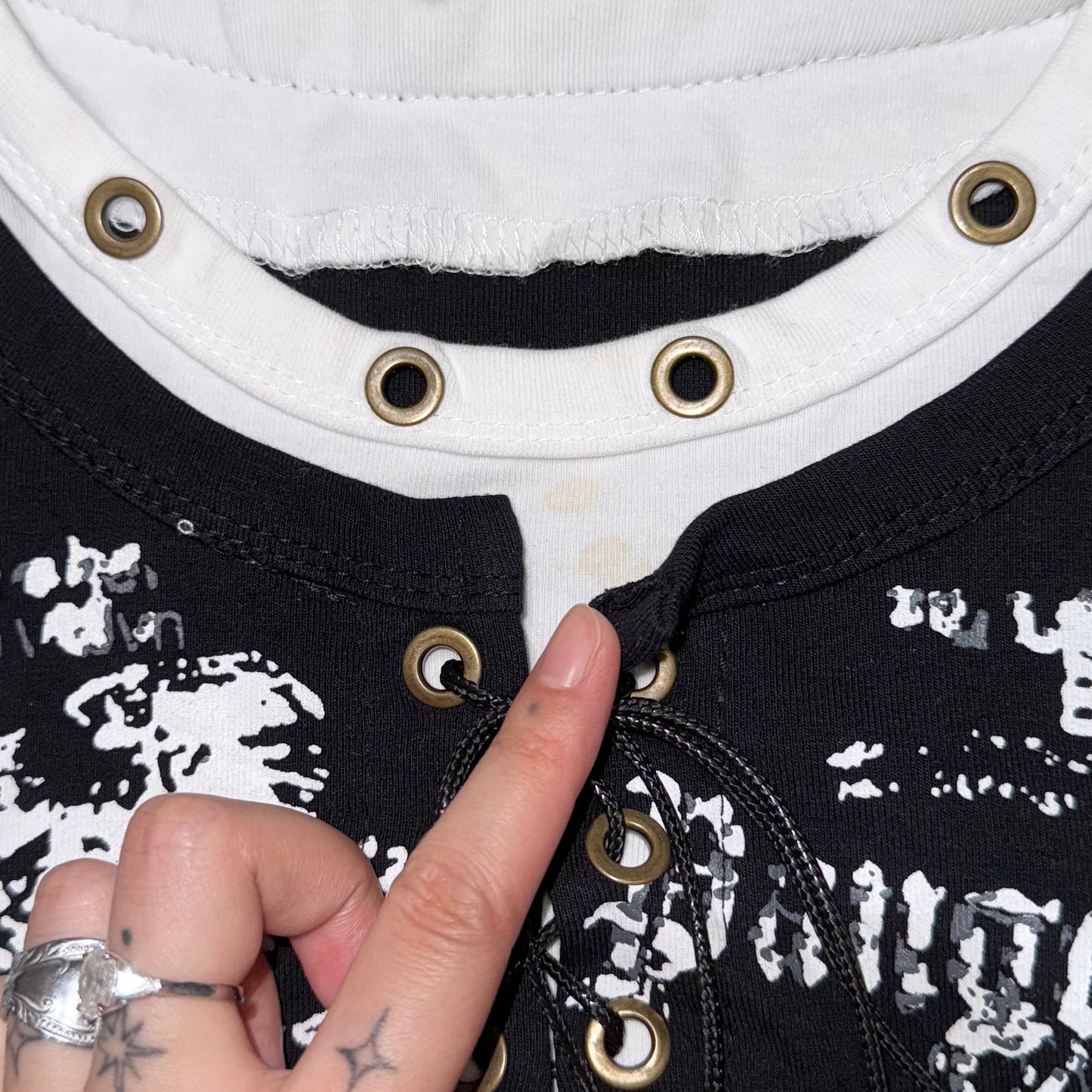 Grunge layered top