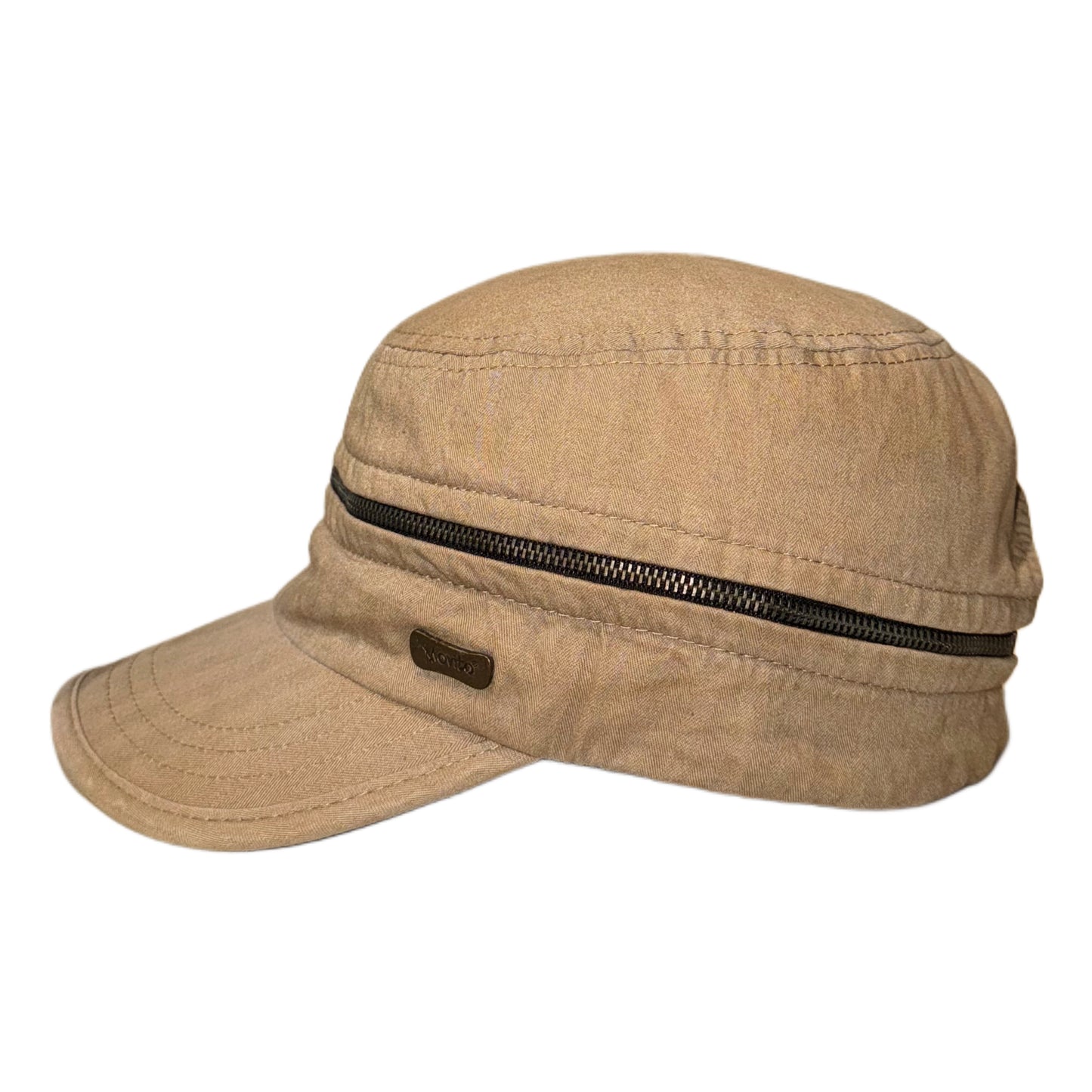 2ways brown zip cap