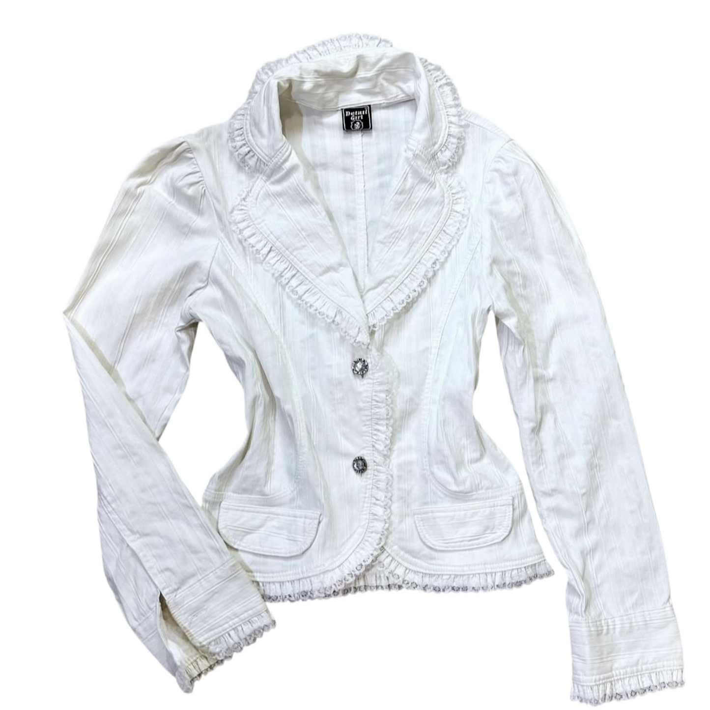 Detail girl lace outer