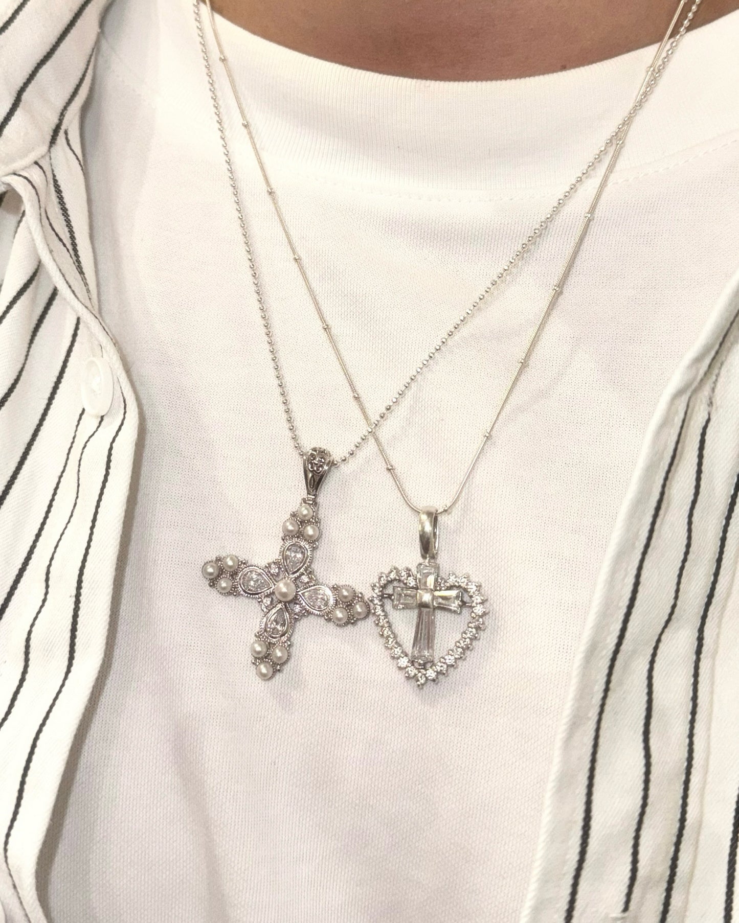 Vintage cross necklaces
