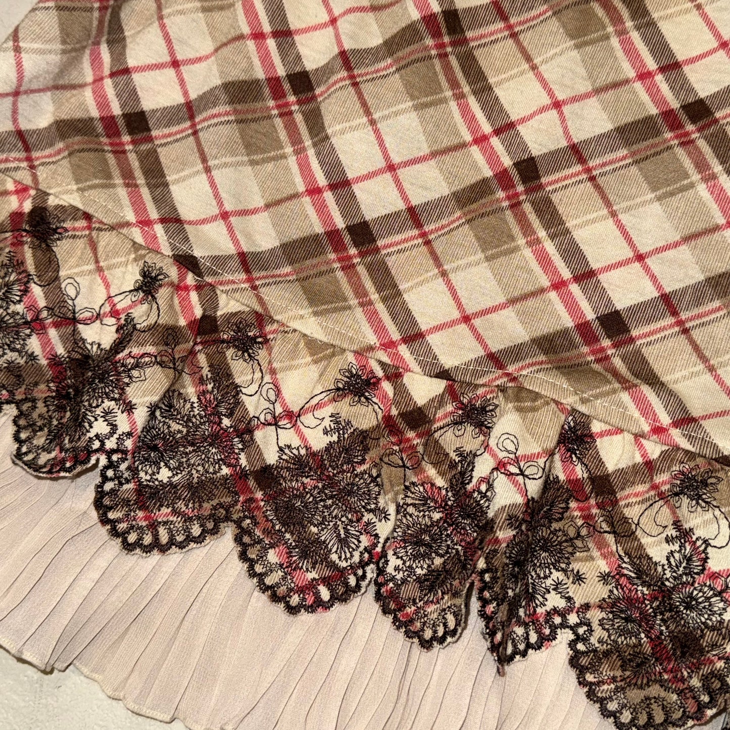 Axes tartan top