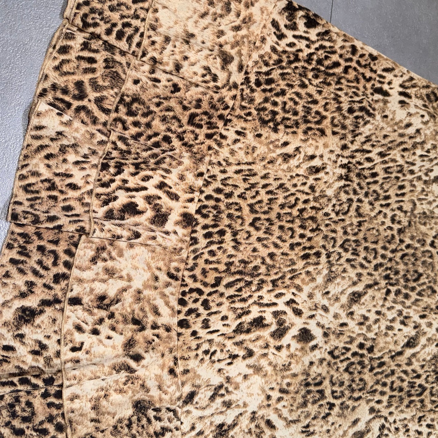 Leopard print skirt
