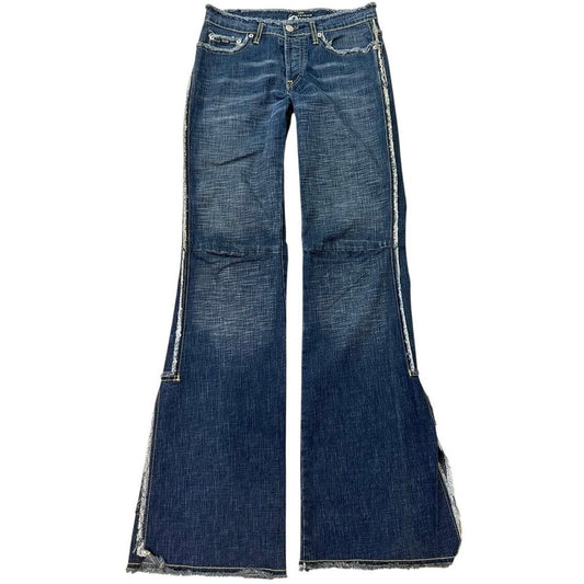 Chaps frayed edges low waist jeans