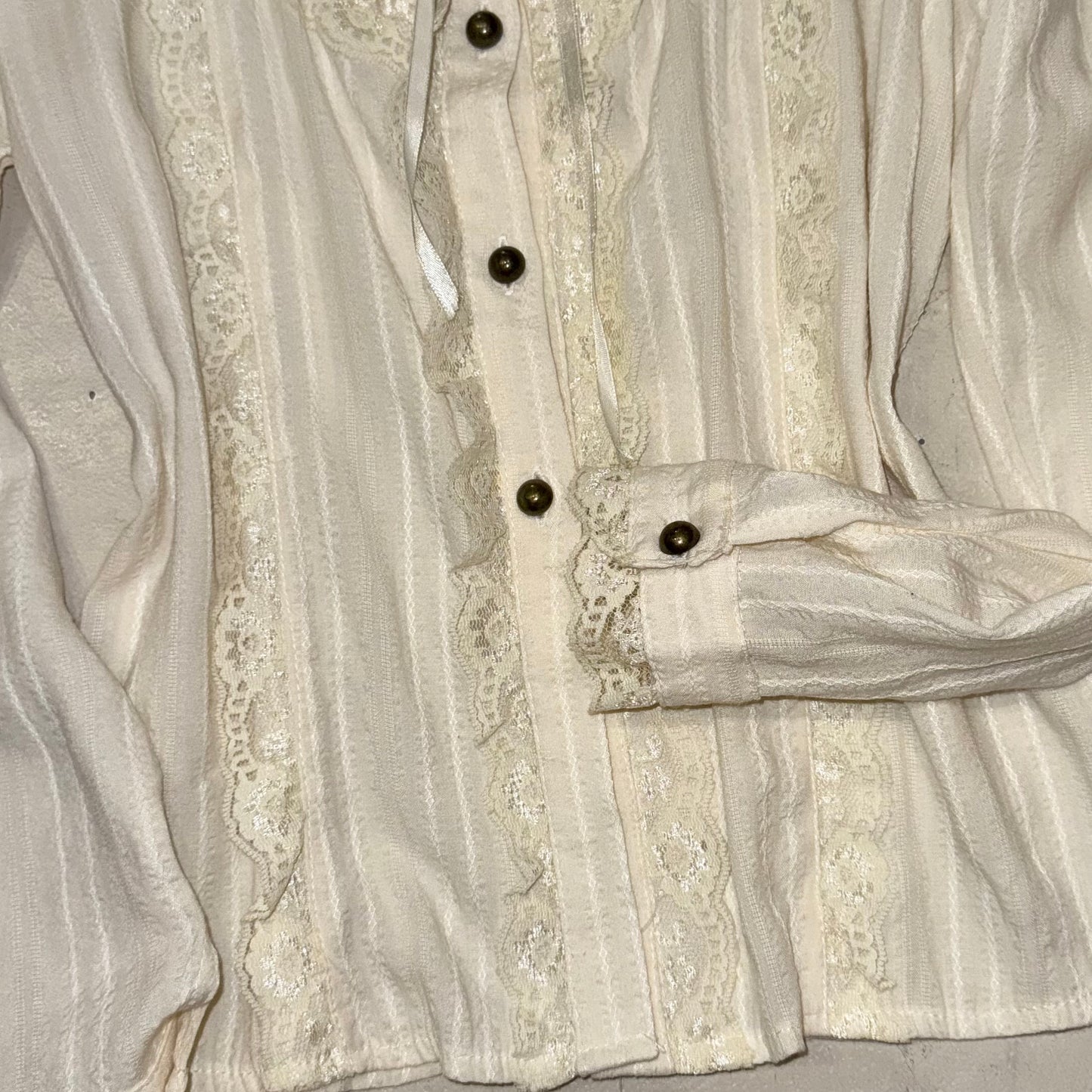 Ivory lace shirt