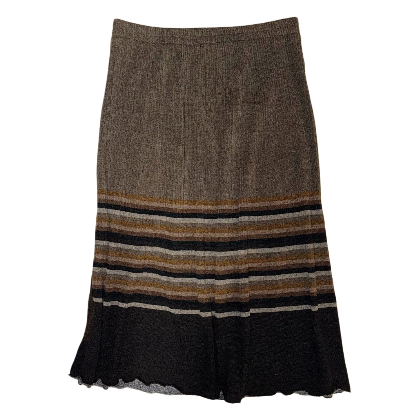 Brown tulip skirt