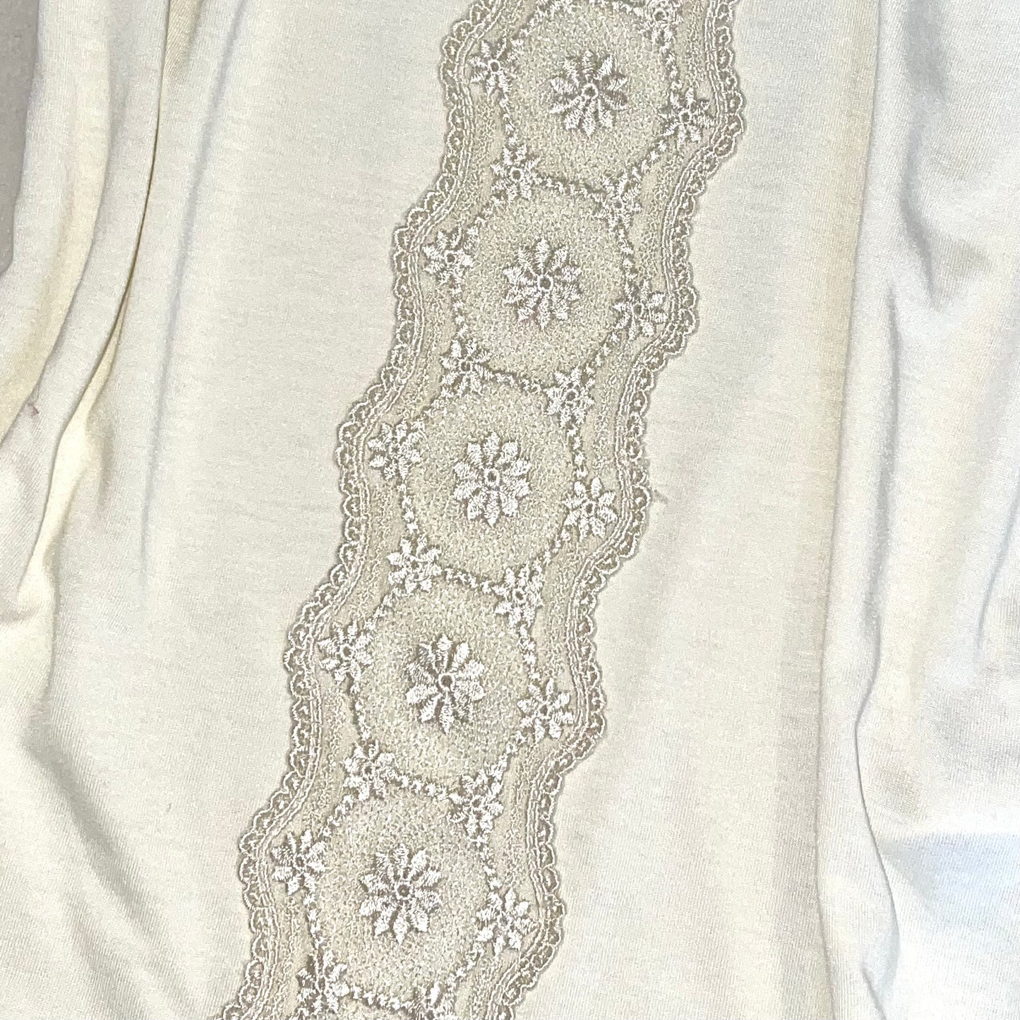 Axes Ivory floral lace cami