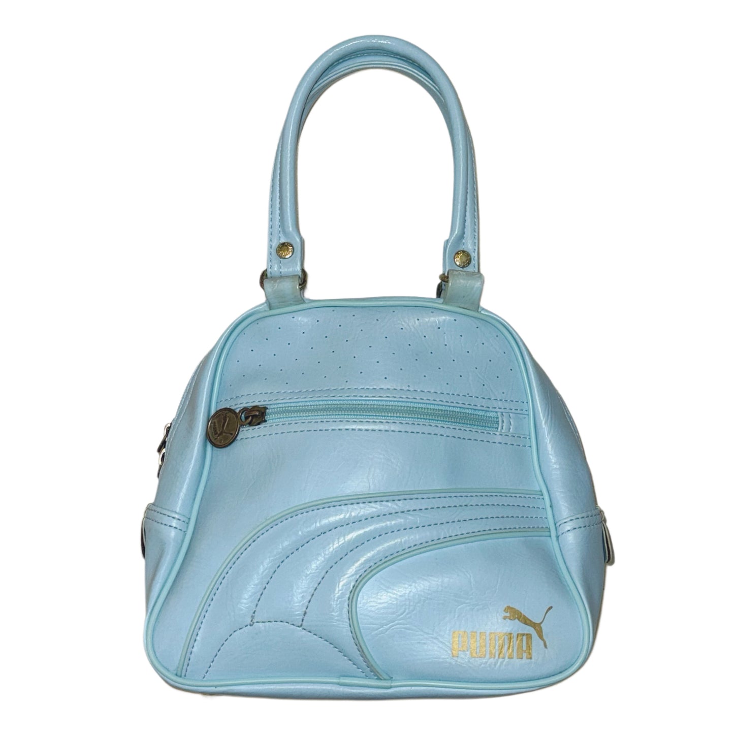 Puma baby blue bowling bag