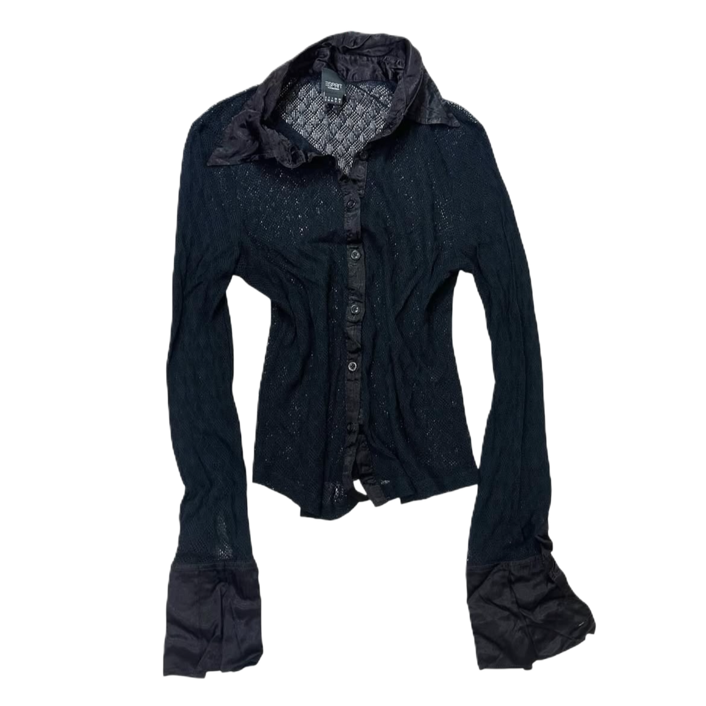 Esprit black lace shirt