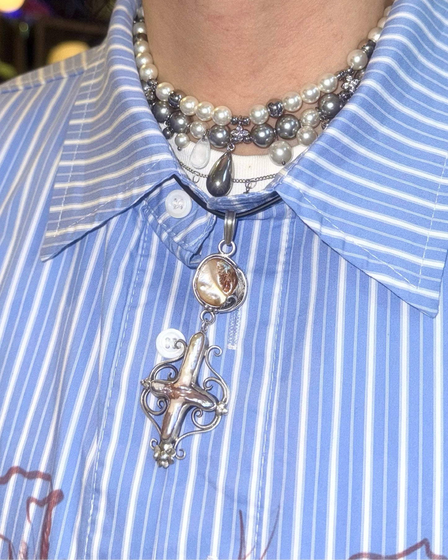 Vintage cross necklaces