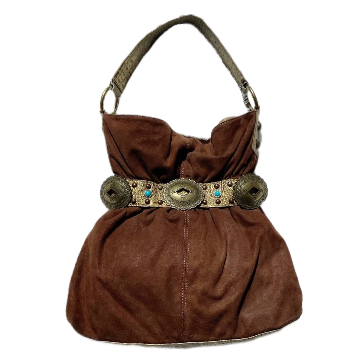 Kathy brown suede bag