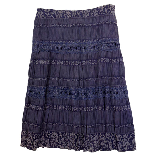 Purple lace skirt