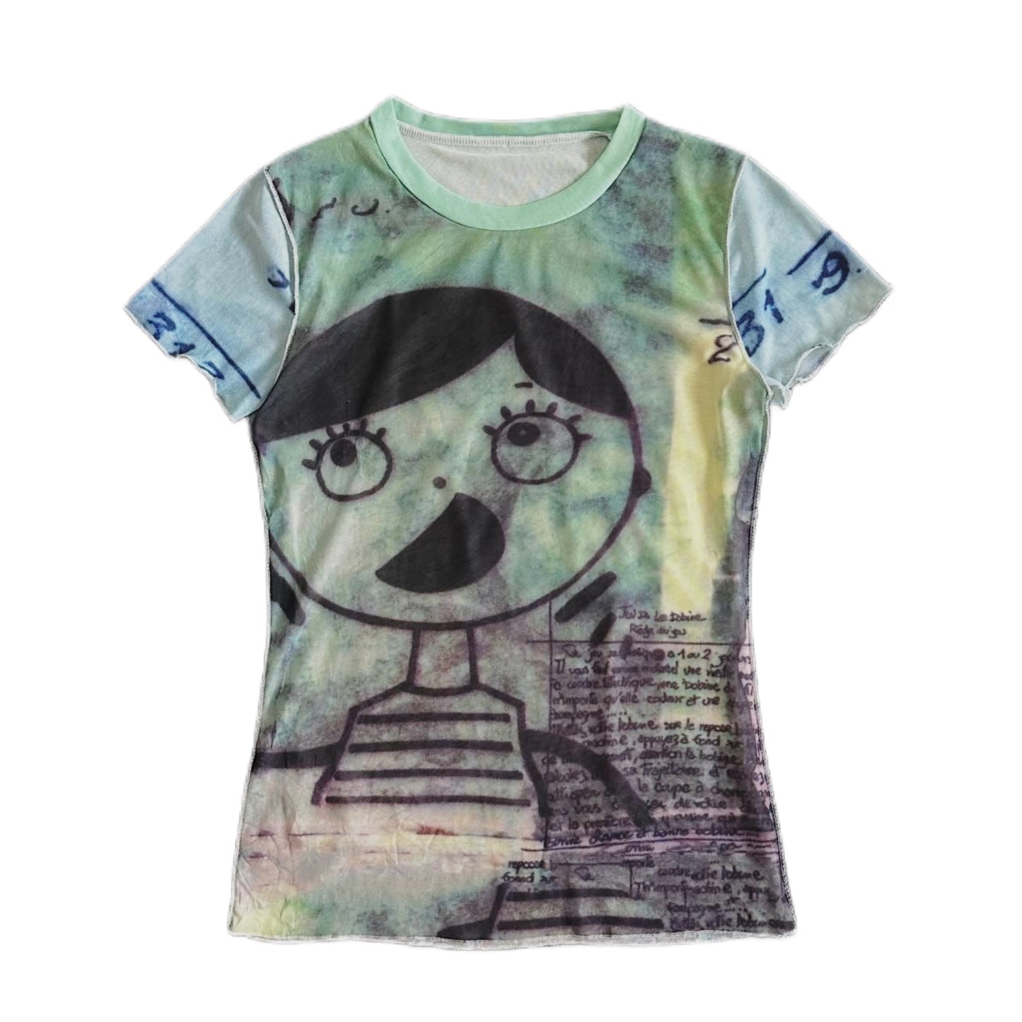 Ovp graphic mesh top