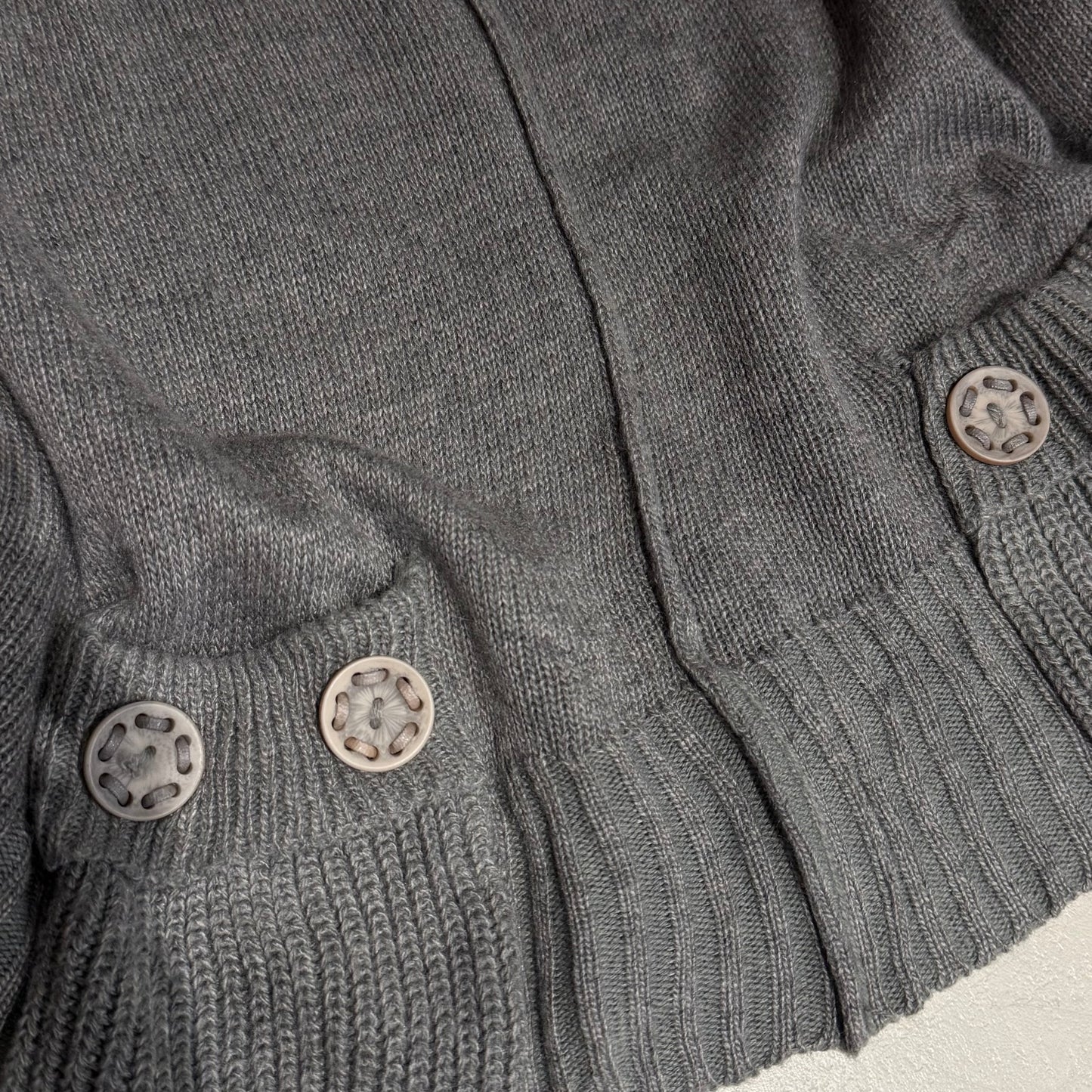 Grey furry sleeve top