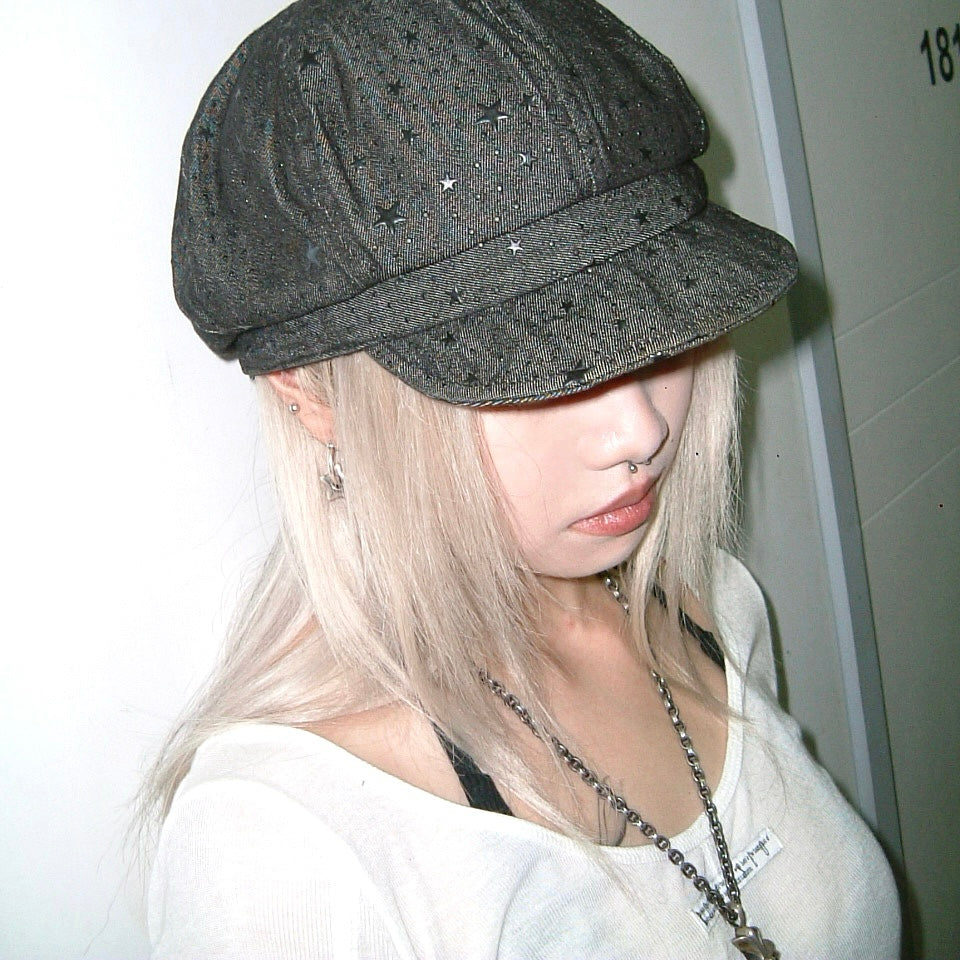 Star hats(black/ navy)
