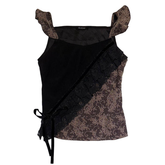 Black lace top