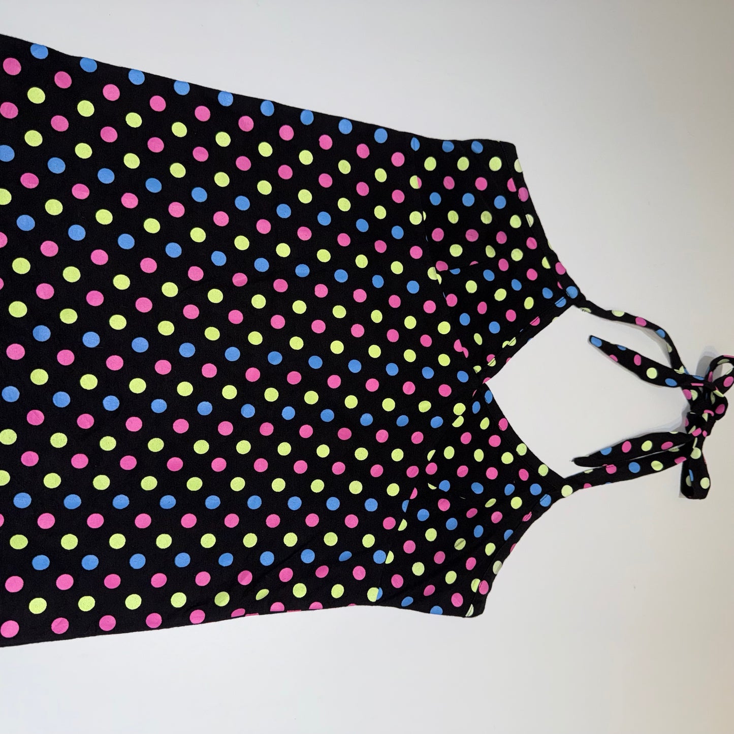 Polka dot halter top