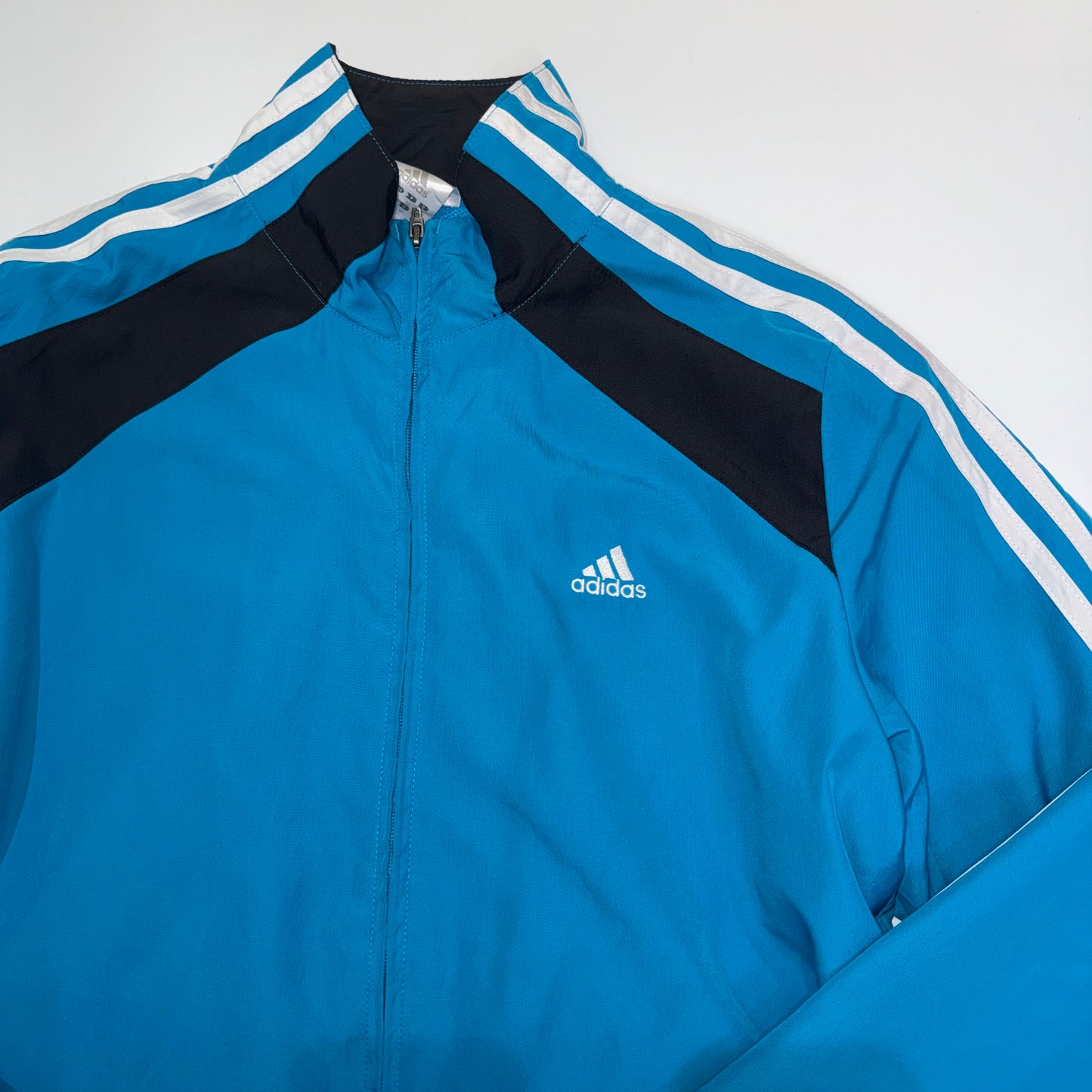 Adidas blue track jacket