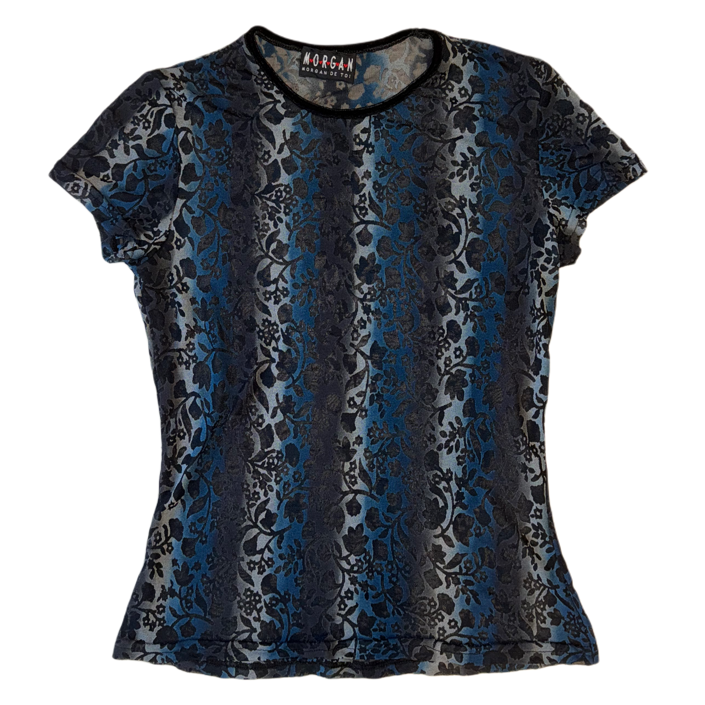 Morgan Dei Toi floral mesh top