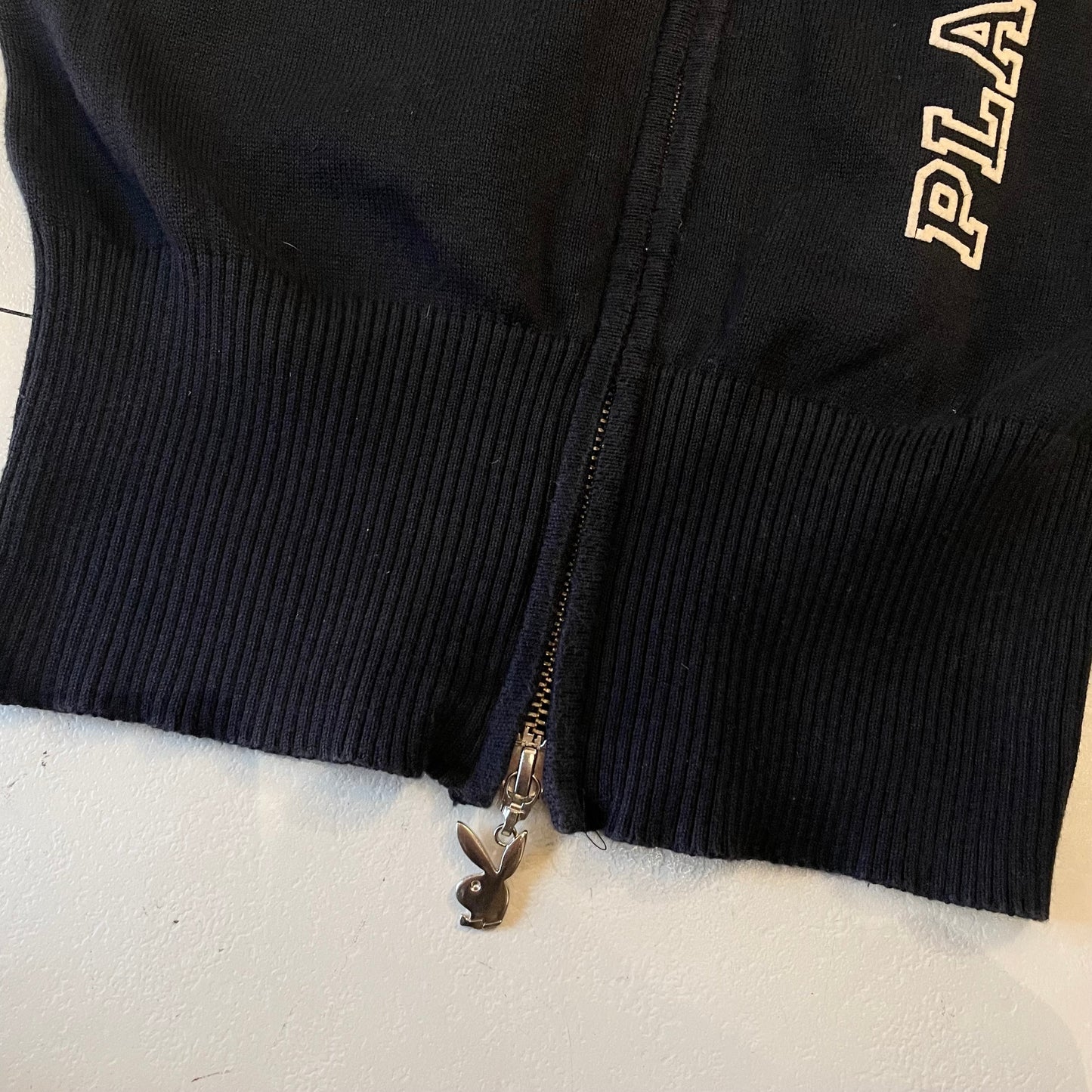 Playboy double zip vest