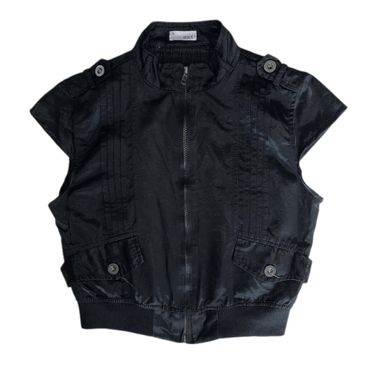 Black zipper top