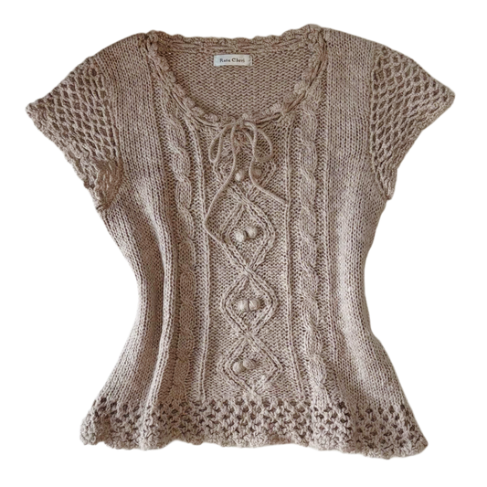 Rosa cheri sparkly knit top