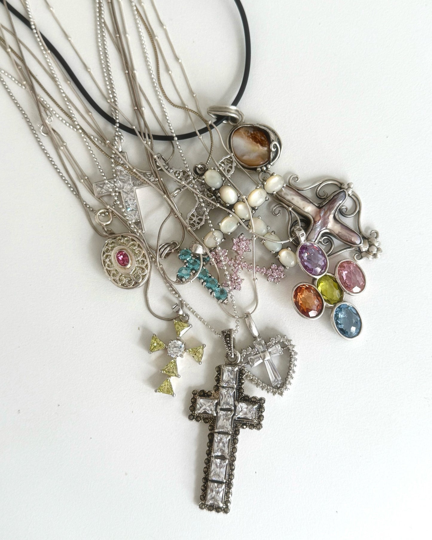 Vintage cross necklaces