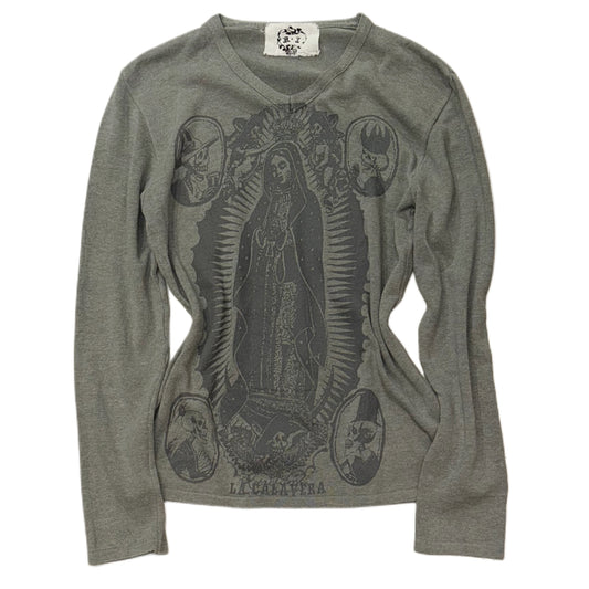 Maria skull grey long sleeve