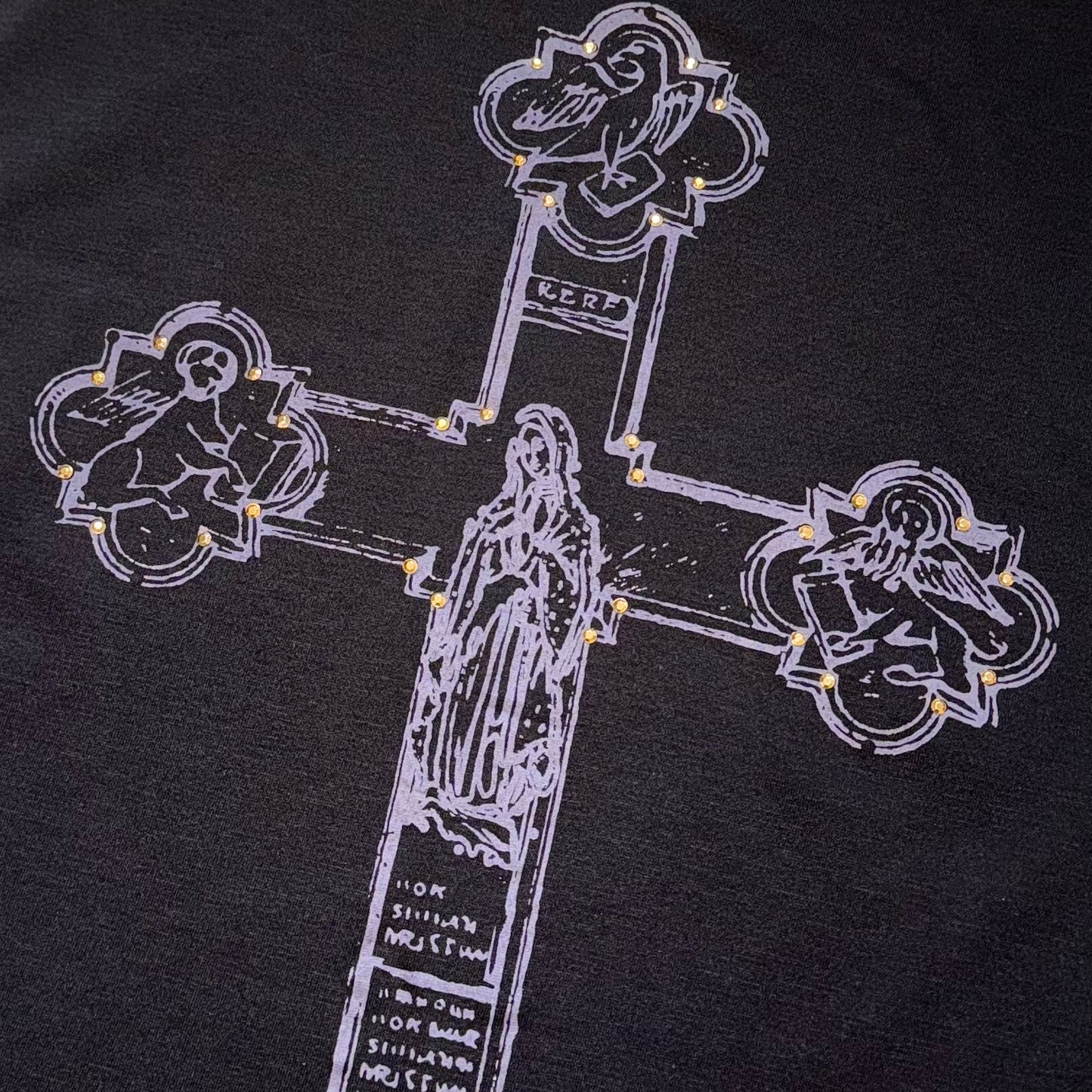 Black cross top