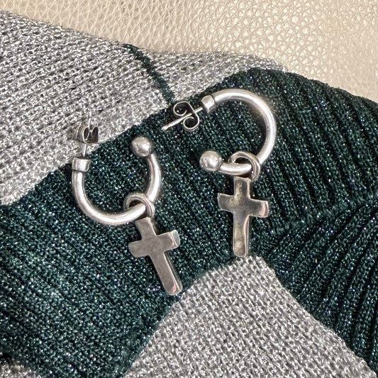 Cross earrings