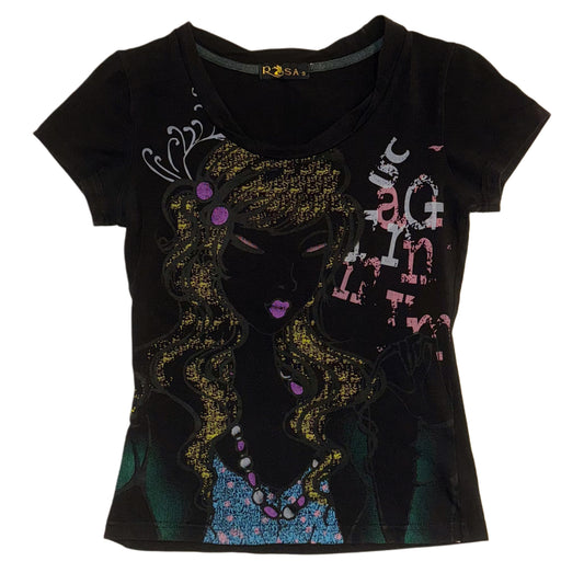 Rosa barcelona black top
