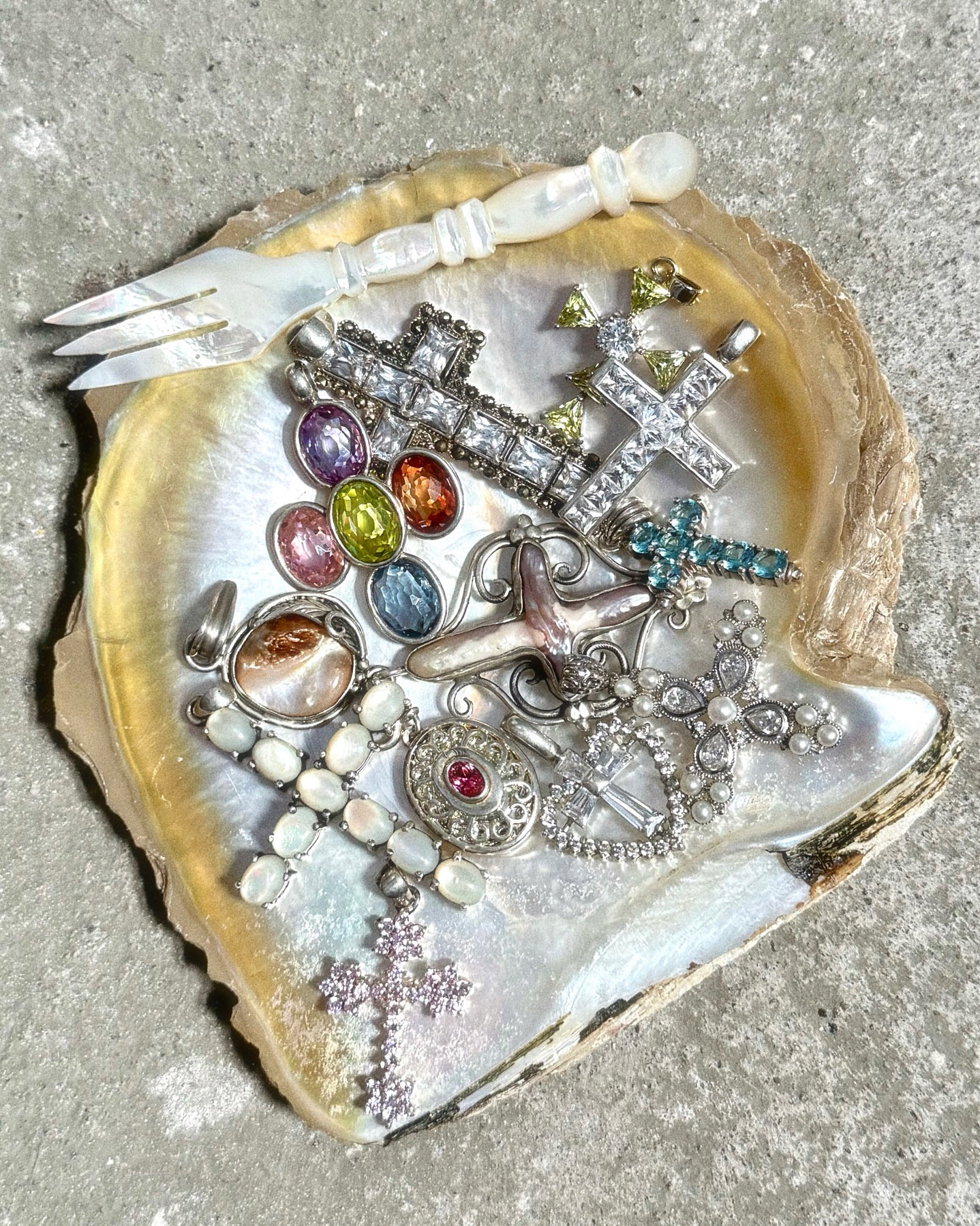 Vintage cross necklaces