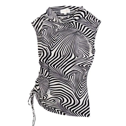 Psychedelic sleeveless top