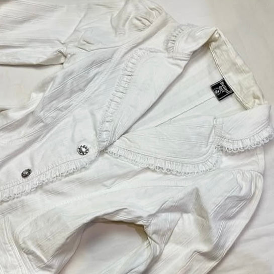 Detail girl lace outer