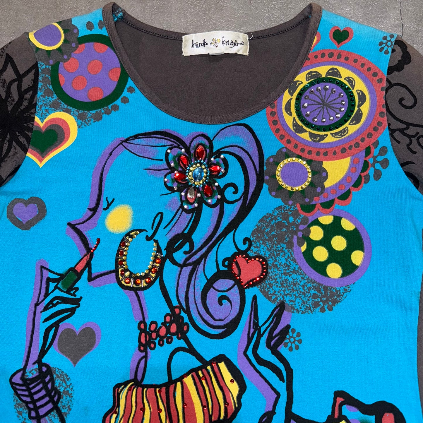 Hiroko Kitajima graphic top
