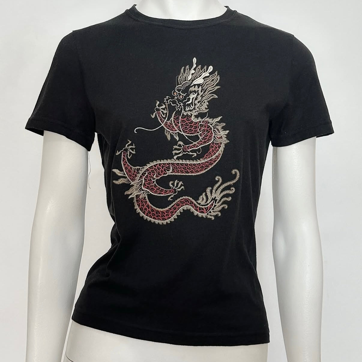 Vivienne Tam dragon embroidered top