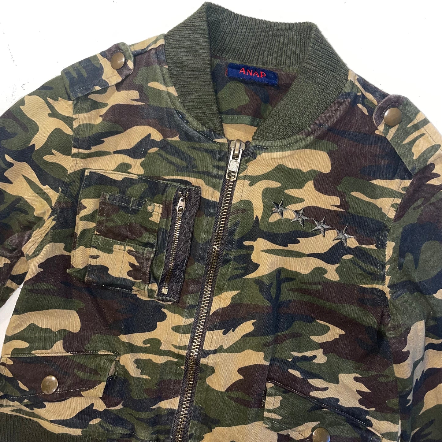 Camo zip jacket