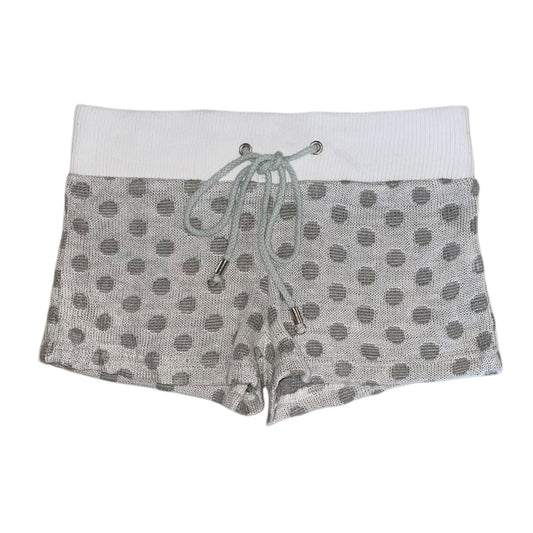 Grey polka dot shorts