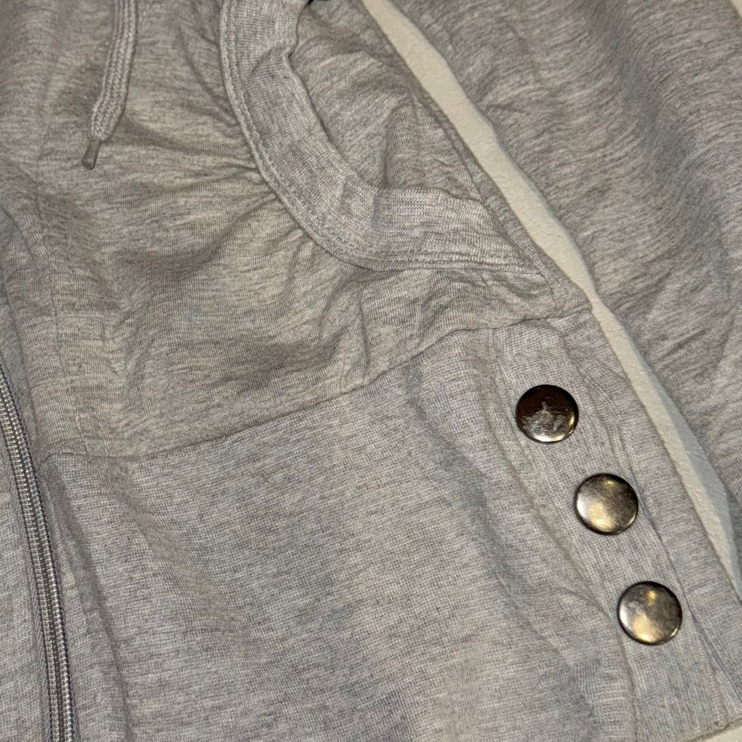 Grey zip up jacket