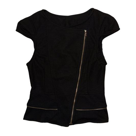 Black zipper top