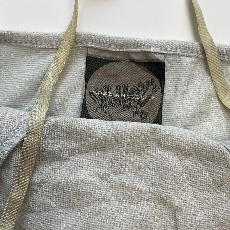 Ozz Angelo grey lace tank