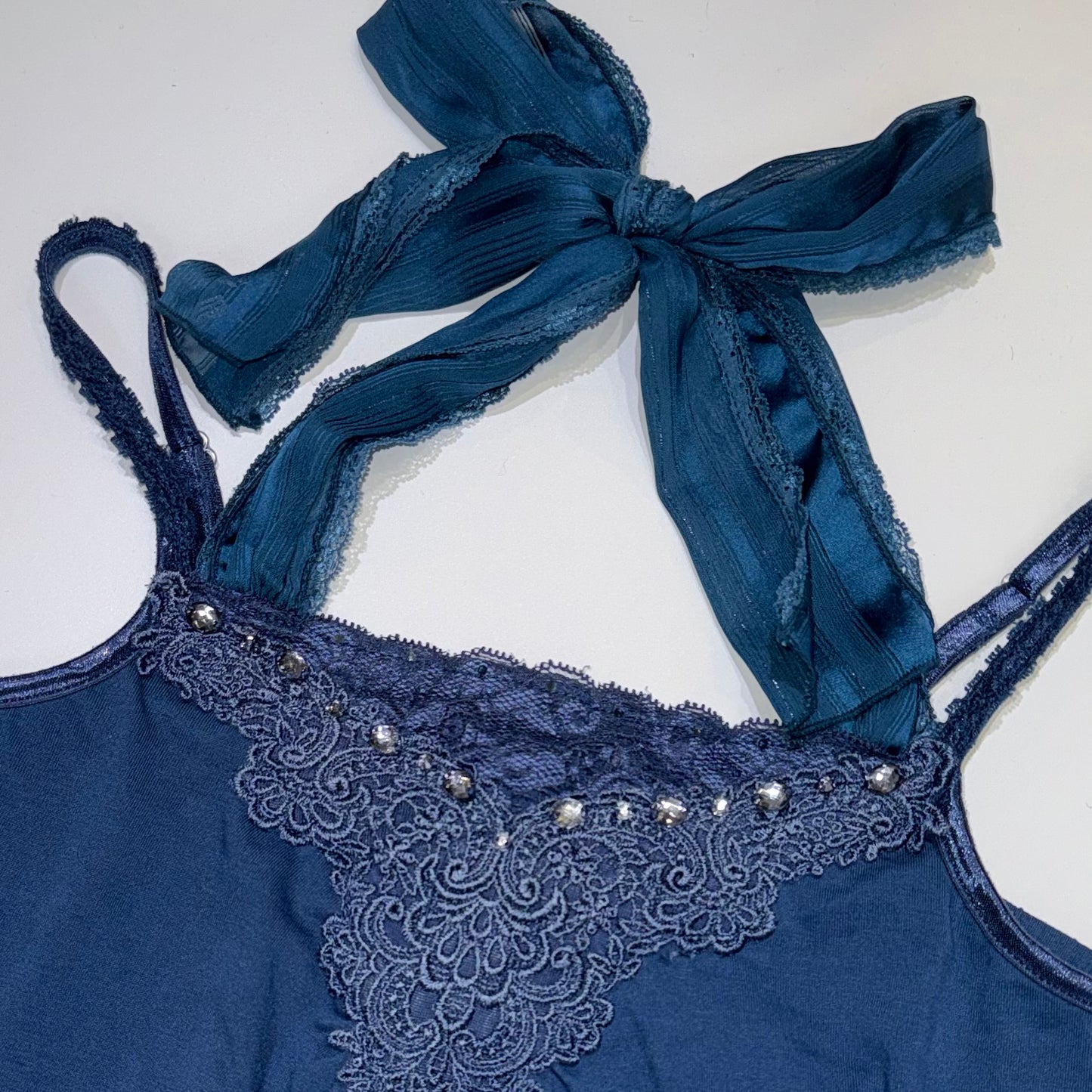 Axes Navy lace tank