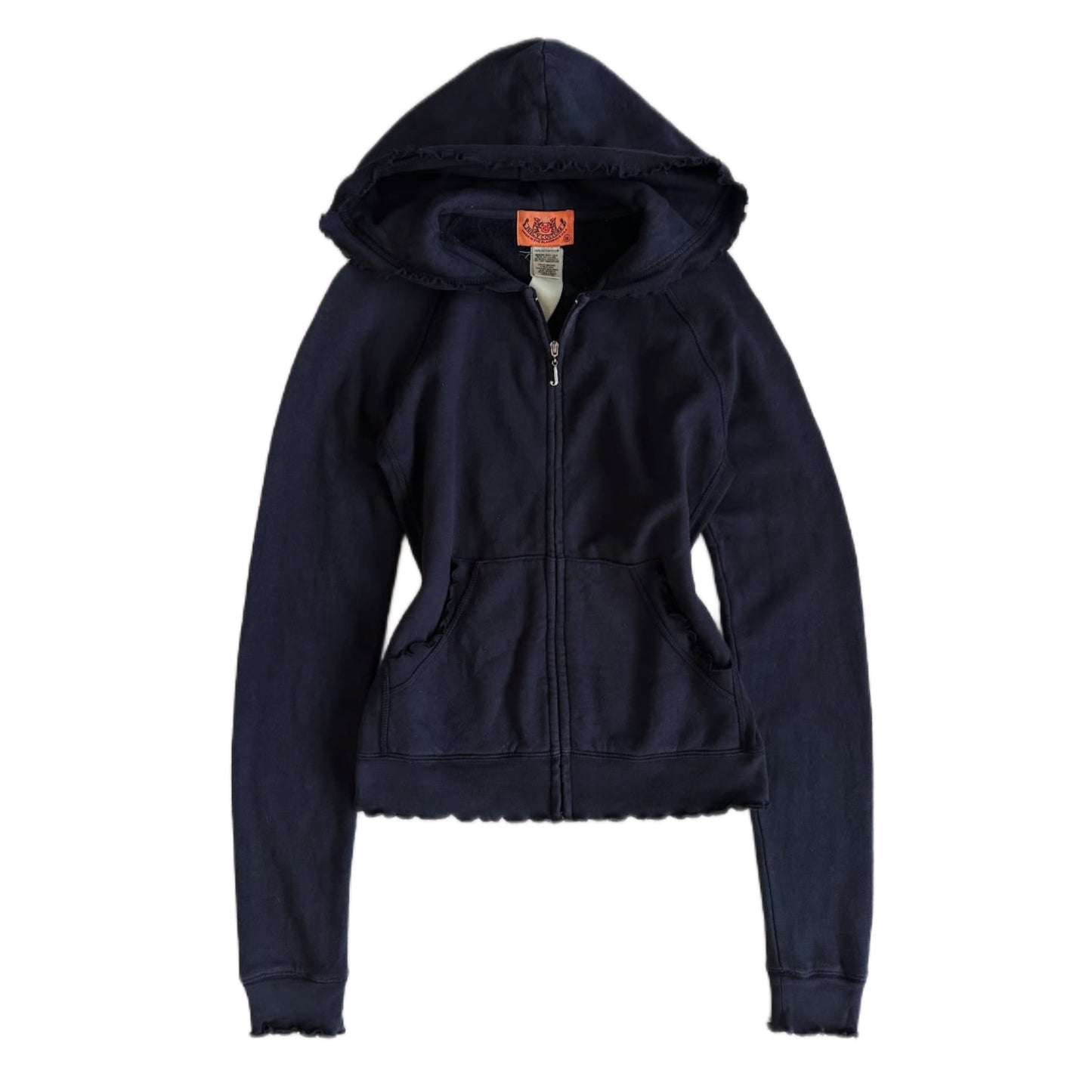 Juicy Couture cherry navy zip hoodie