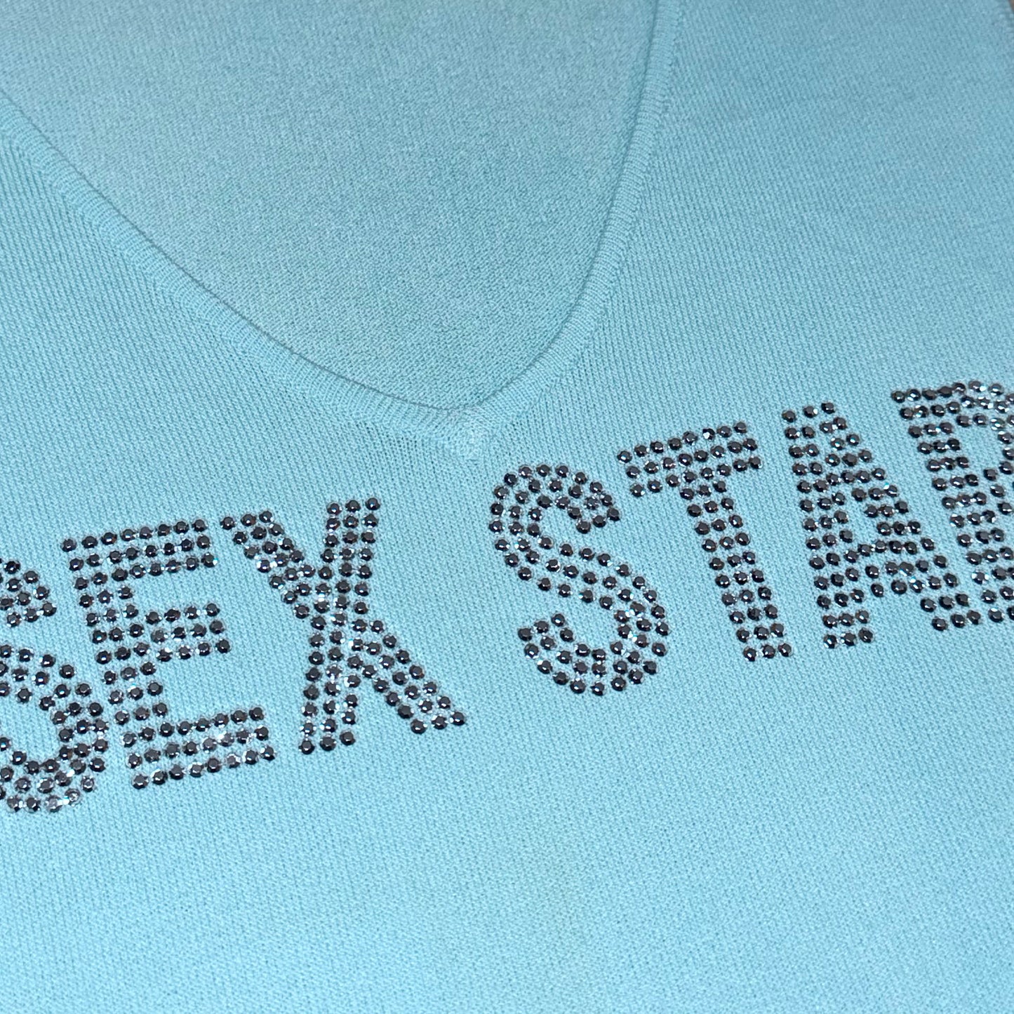 Tiffany blue ”Sex Star” top