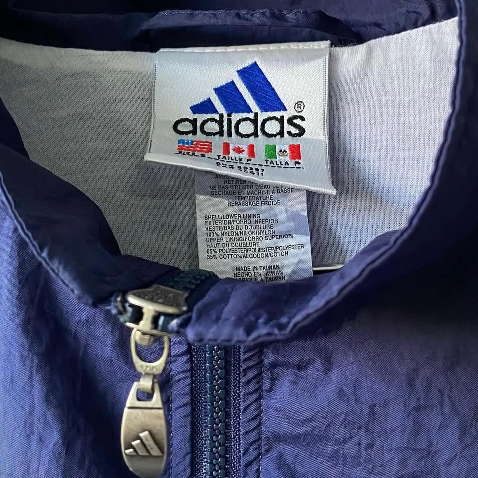Adidas navy wind jacket