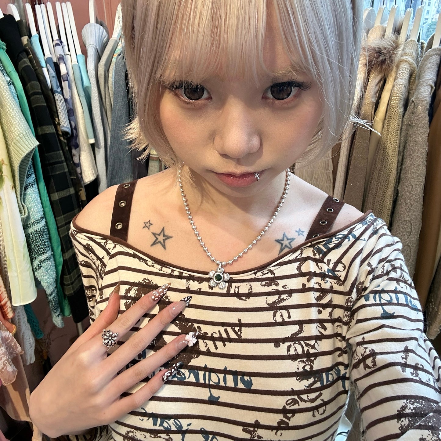 Fafa chains necklace