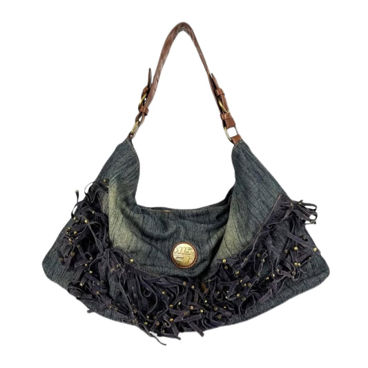 Miss sixty denim leather bag