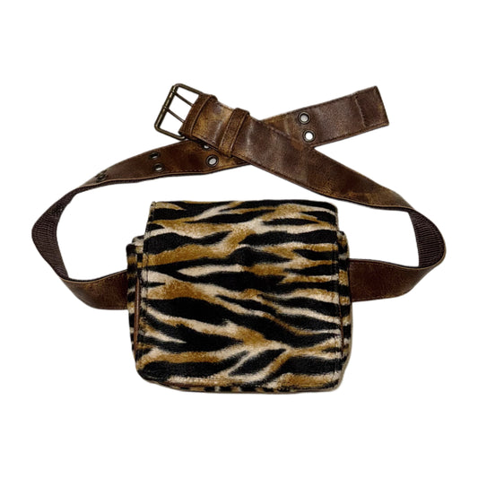 USA Brown zebra fanny pack