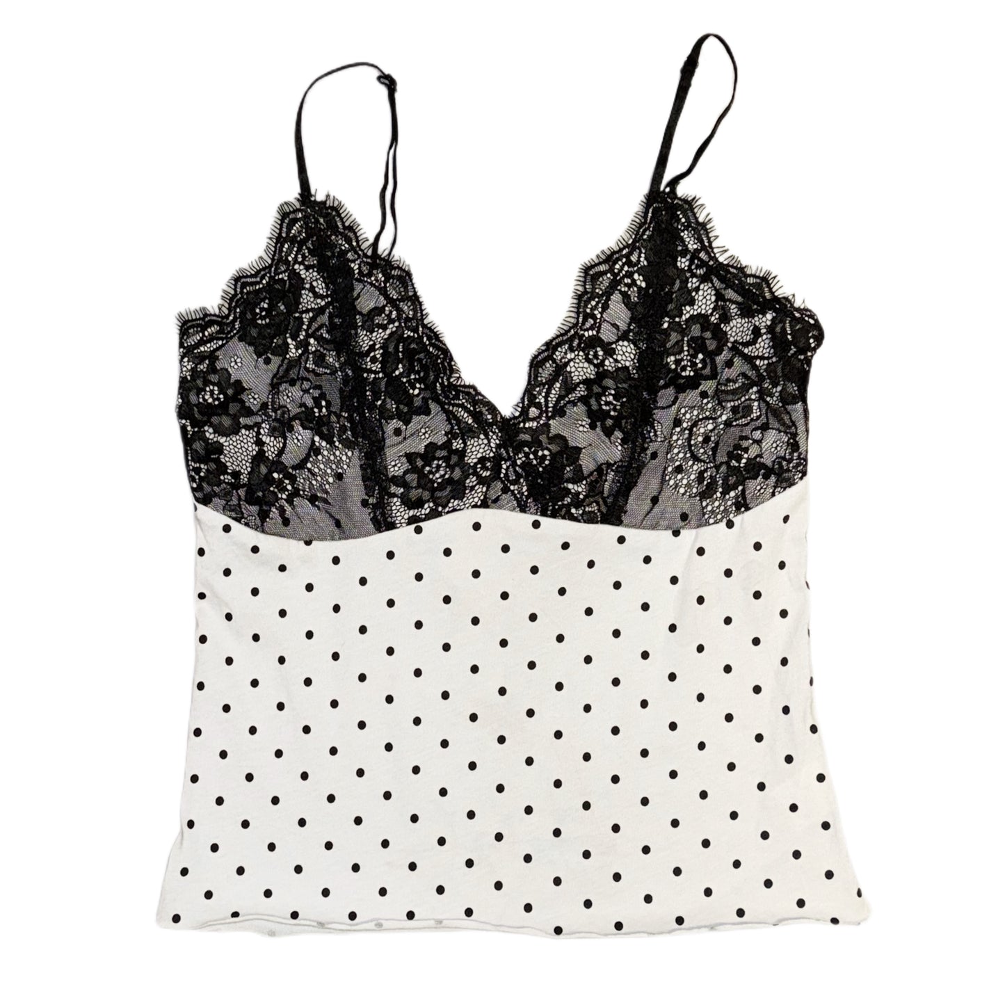 Peach John polka dot Alice tank