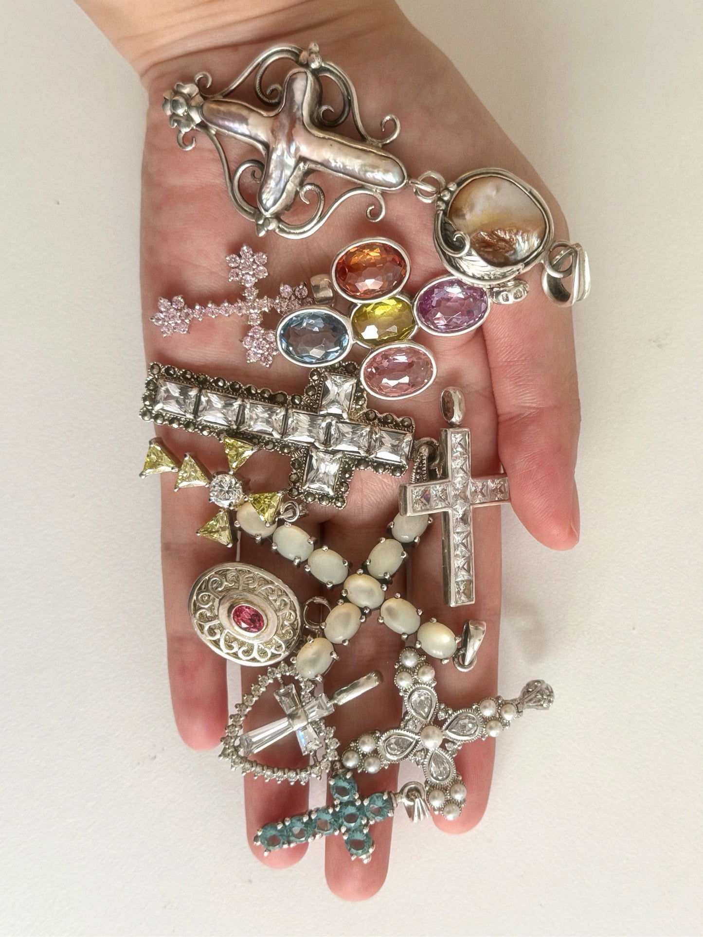 Vintage cross necklaces